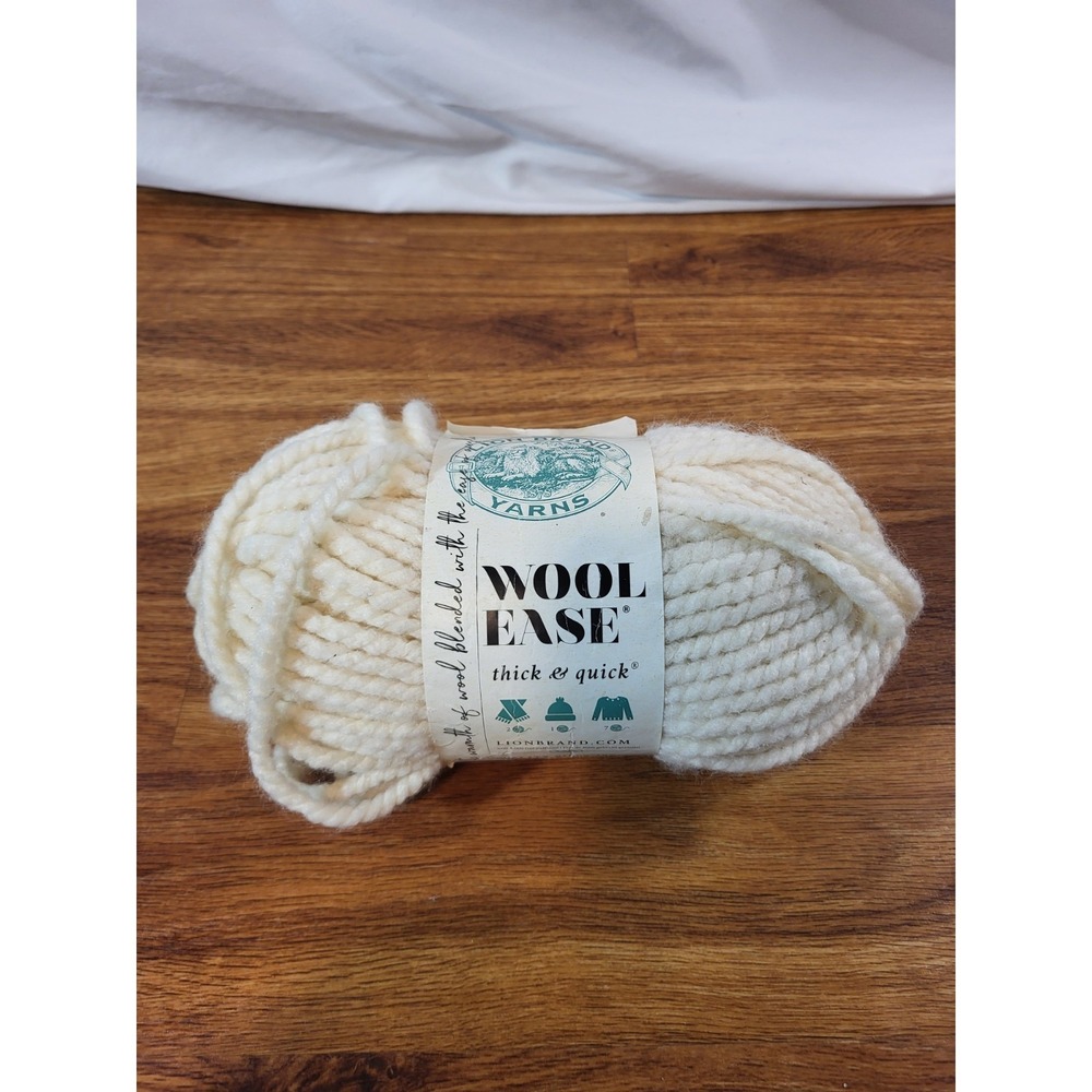 Lion Brand Wool-Ease Thick & Quick Fisherman Color‎ 6oz/170g 106yds/7m Bulky#6